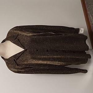 NWT-Stunning Gold Alfred Dunner blouse